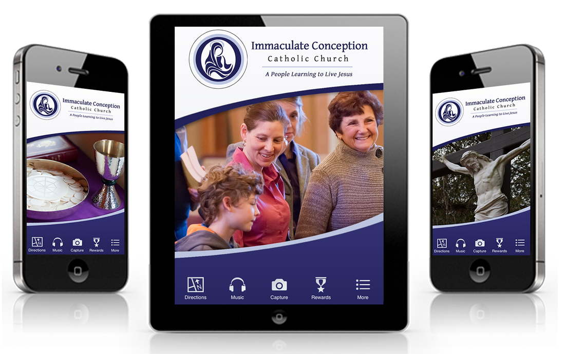 Catholic Parish Mobile App by Parish Solutions Company