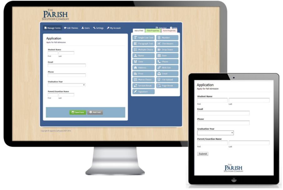 Parish Solutions Company Form Builder and Catholic Online Giving